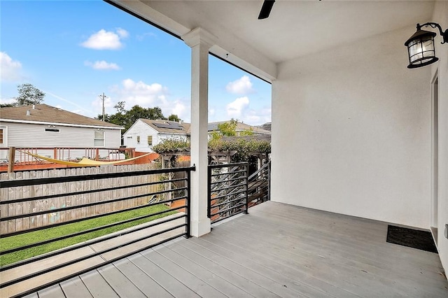 5502 Wilton Dr, New Orleans, LA 70122 - view of wooden deck