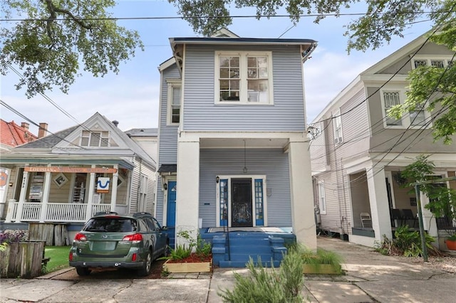 4149-51 Canal St, New Orleans, LA 70119 - view of front of house with a porch