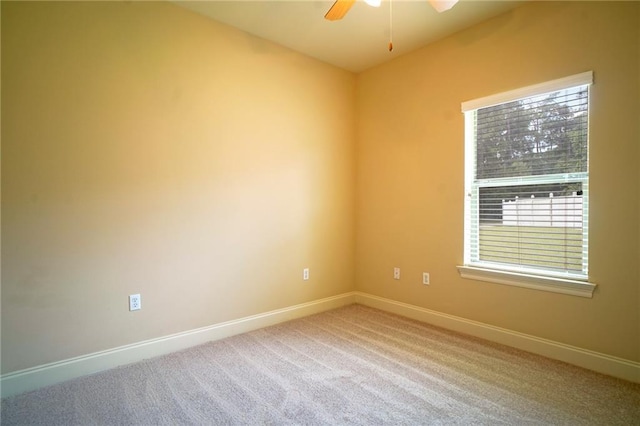 626 Bellingrath Ln, Slidell, LA 70458 - carpeted empty room with ceiling fan and baseboards