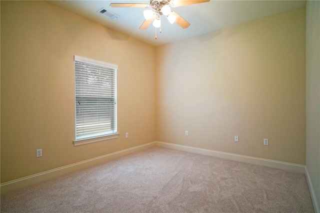 626 Bellingrath Ln, Slidell, LA 70458 - empty room featuring a ceiling fan and carpet flooring