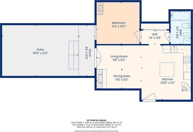 740 Esplanade Ave Unit 3, New Orleans, LA 70116 - view of room layout