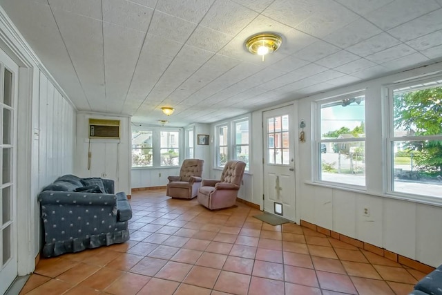 42 Hennessey Ct, River Ridge, LA 70123 - sunroom / solarium with healthy amount of natural light and a wall unit AC