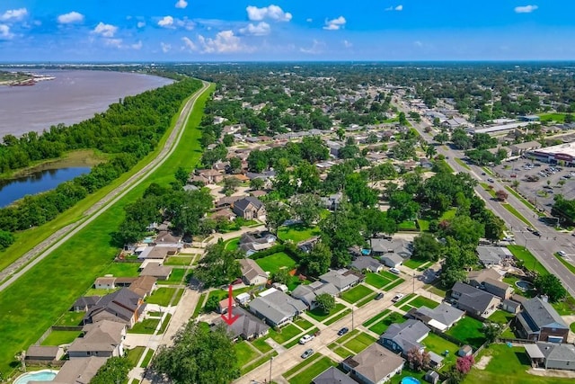 42 Hennessey Ct, River Ridge, LA 70123 - view of property location featuring a large body of water and nearby suburban area