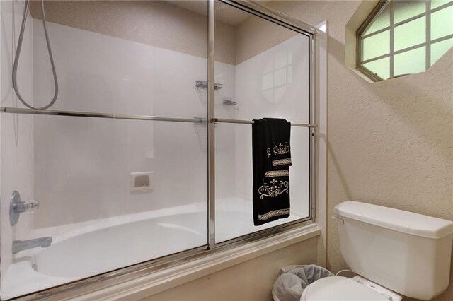 2523 Robin St, Slidell, LA 70460 - bathroom with a textured wall and enclosed tub / shower combo