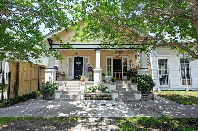 4005-4007 Camp St, New Orleans, LA 70115 - view of front of house with covered porch
