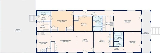 922 Lafayette St, Gretna, LA 70053 - view of floor plan / room layout