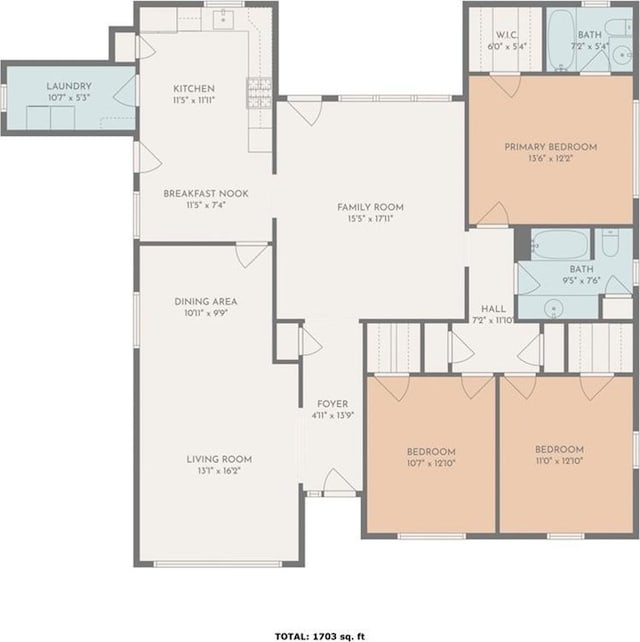 816 Andrews Ave, Metairie, LA 70005 - view of room layout