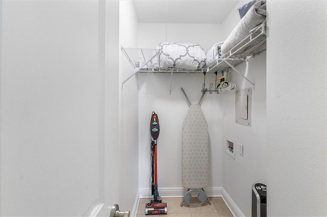 3805 Houma Blvd Unit A243, Metairie, LA 70006 - spacious closet with electric panel and tile patterned floors