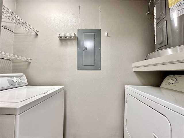 350 Emerald Forest Blvd Unit 5105, Covington, LA 70433 - washroom with electric panel and washing machine and clothes dryer