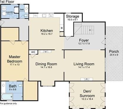 5024 S Claiborne Ave, New Orleans, LA 70125 - view of floor plan / room layout