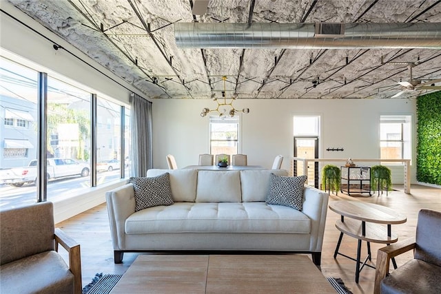 424 S Lopez St, New Orleans, LA 70119 - living area featuring wood finished floors