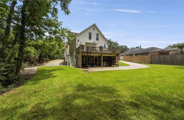 921 Carriage Way, Baton Rouge, LA 70808 - back of house featuring a deck, stairs, and a patio area