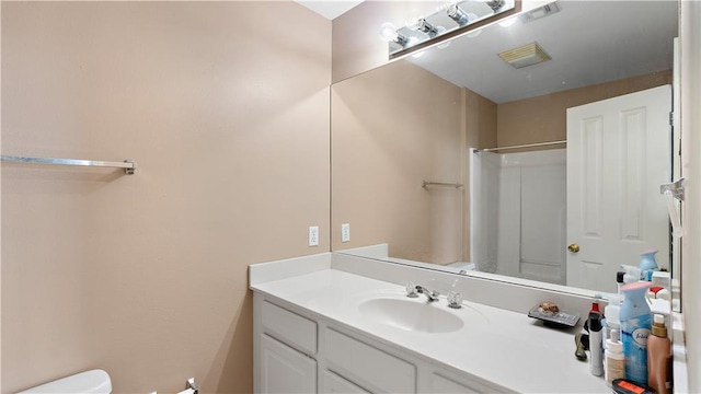 41 Brandon Hall Dr Unit A, Destrehan, LA 70047 - bathroom featuring vanity and a shower