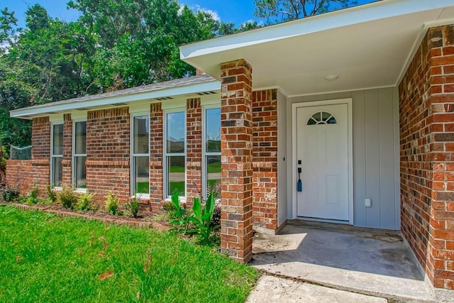 217 Chess Dr, Slidell, LA 70458 - view of exterior entry with brick siding