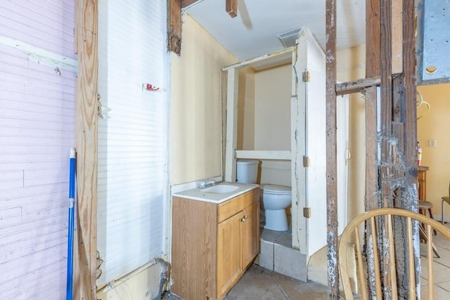 1345 Saint Anthony St, New Orleans, LA 70116 - bathroom with vanity and toilet