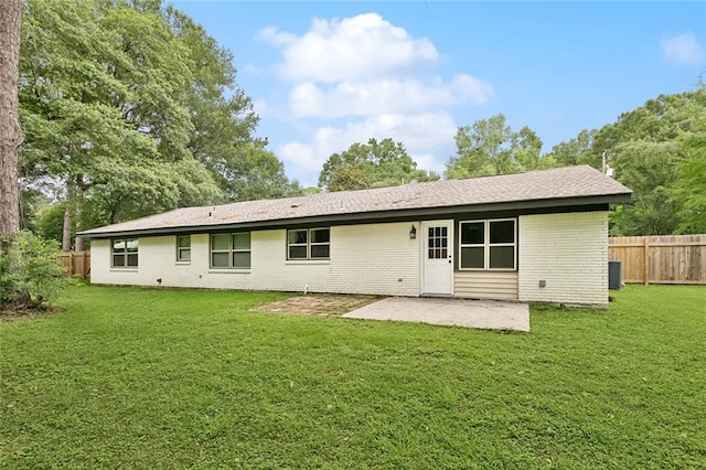 11 Karen Dr, Covington, LA 70433 - back of house with a patio area and brick siding