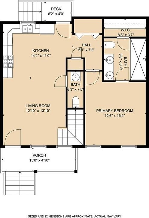 2626 N Dorgenois St, New Orleans, LA 70117 - view of property floor plan