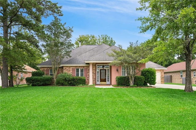 544 Waverly Dr, Slidell, LA 70461 - single story home featuring concrete driveway, a front lawn, a garage, and a shingled roof