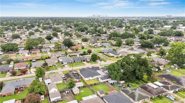 1208 Madison St, Metairie, LA 70001 - aerial view of property and surrounding area featuring nearby suburban area