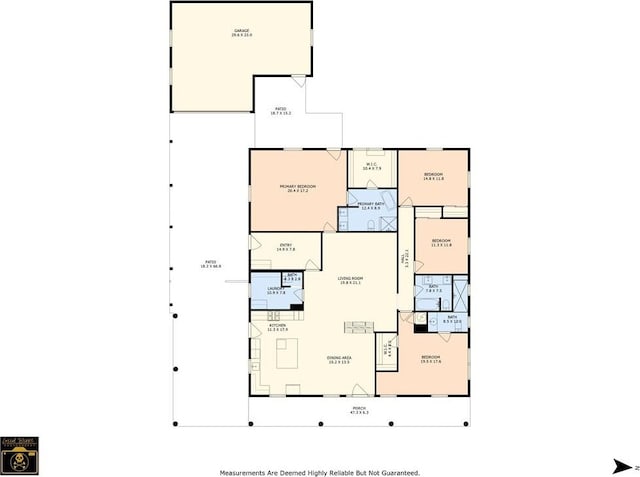 1208 Madison St, Metairie, LA 70001 - view of home floor plan