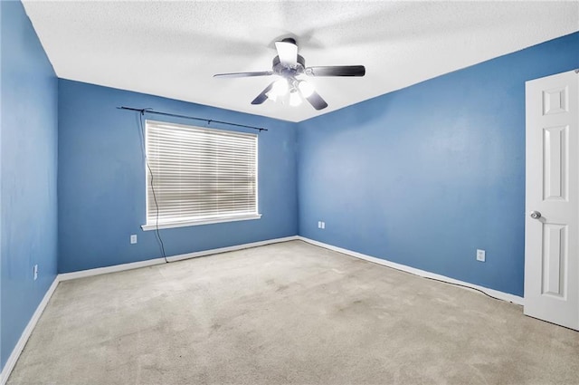 2004 Dierdorff Ct, Slidell, LA 70461 - carpeted empty room featuring a textured ceiling and ceiling fan