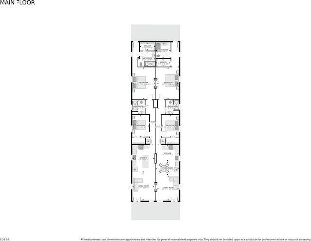 2231 Constance St, New Orleans, LA 70130 - view of property floor plan