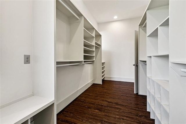 6000 Franklin Ave, New Orleans, LA 70122 - walk in closet with dark wood finished floors
