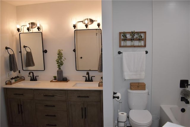 14 Platt St, Kenner, LA 70065 - full bathroom featuring double vanity and bathtub / shower combination