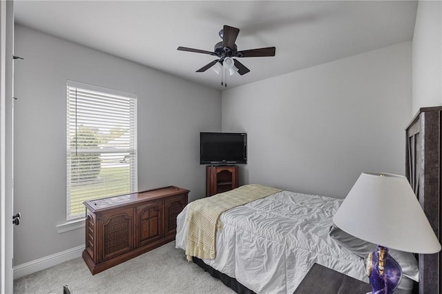 42016 Wood Ave, Ponchatoula, LA 70454 - bedroom with light colored carpet and a ceiling fan