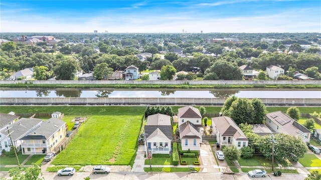 5756 Warrington Dr, New Orleans, LA 70122 - aerial perspective of suburban area featuring a large body of water