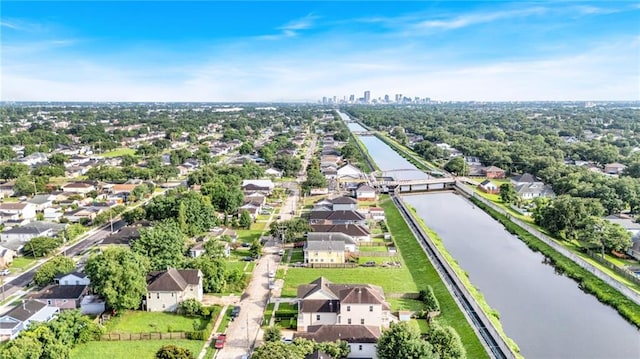 5756 Warrington Dr, New Orleans, LA 70122 - aerial view of residential area featuring a nearby body of water