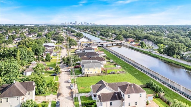 5756 Warrington Dr, New Orleans, LA 70122 - aerial view of residential area with a nearby body of water