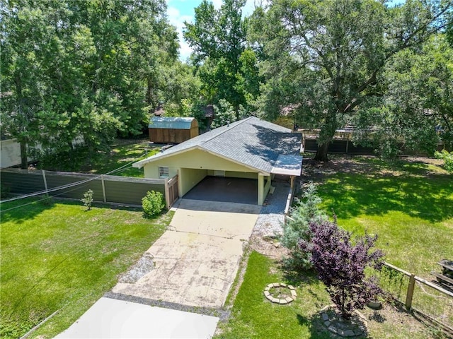 2549 Villere St, Mandeville, LA 70448 - view of front of home with concrete driveway and a shingled roof
