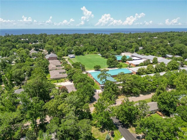 2549 Villere St, Mandeville, LA 70448 - aerial view of a large body of water