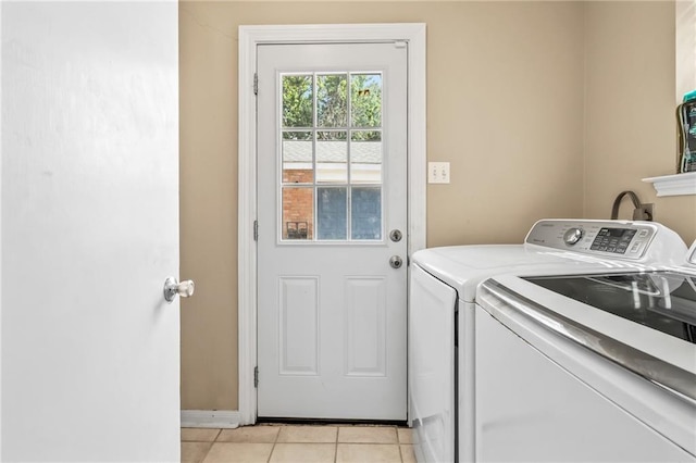 3540 Silver Maple Ct, New Orleans, LA 70131 - washroom featuring independent washer and dryer and light tile patterned flooring