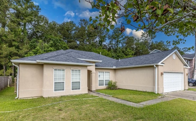 2143 Summertree Dr, Slidell, LA 70460 - single story home with a garage, stucco siding, and roof with shingles