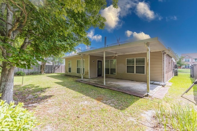 2143 Summertree Dr, Slidell, LA 70460 - back of house with a patio and a ceiling fan
