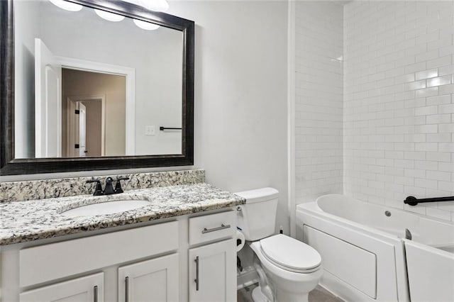 386 Knollwood Ln, Slidell, LA 70458 - full bathroom featuring vanity and shower / bath combination
