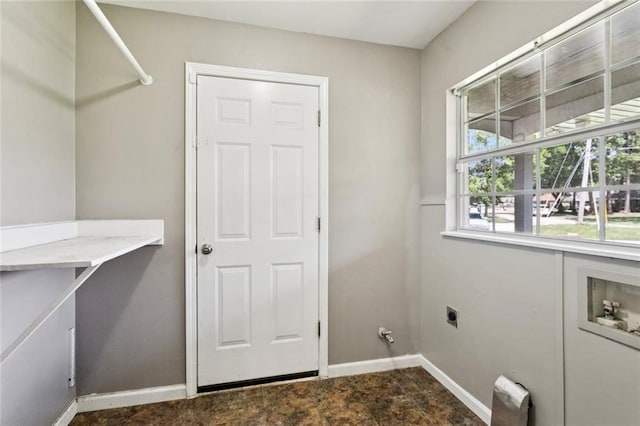 4046 Riviera Dr, Slidell, LA 70458 - laundry room with electric dryer hookup and hookup for a washing machine