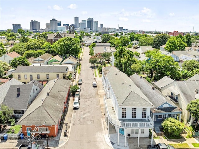 349 Vallette St, New Orleans, LA 70114 - aerial perspective of suburban area featuring skyline