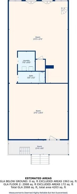 1815 S White St, New Orleans, LA 70125 - view of floor plan / room layout