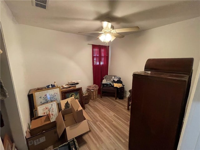 2305 26th St, Kenner, LA 70062 - office featuring light wood-type flooring and a ceiling fan