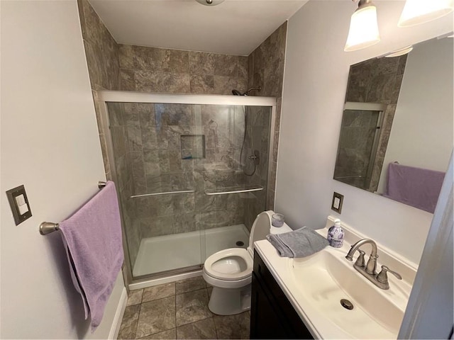2305 26th St, Kenner, LA 70062 - bathroom featuring a stall shower and vanity