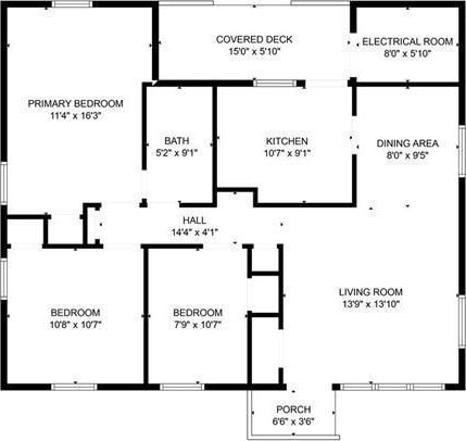 106 Treuil Ln, Belle Chasse, LA 70037 - view of property floor plan