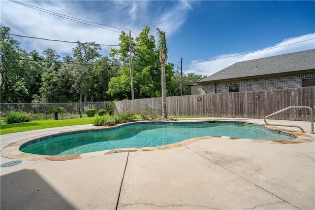119 Gondrella Dr, Belle Chasse, LA 70037 - view of pool with a patio and a fenced backyard