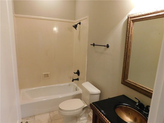 22 Davis Blvd, Jefferson, LA 70121 - bathroom featuring shower / bath combination, vanity, and tile patterned flooring