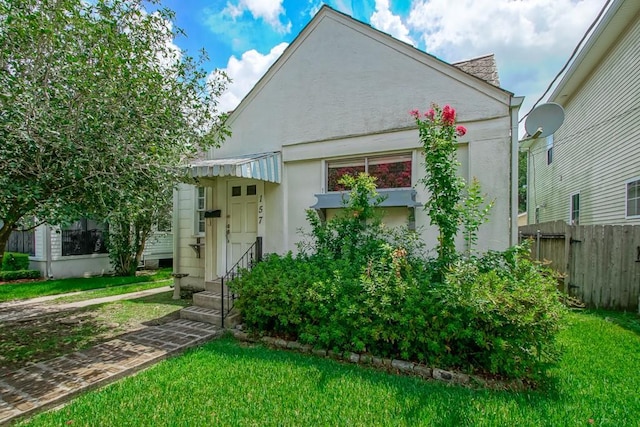157 Gruner Rd, Metairie, LA 70001 - view of front of property with stucco siding and entry steps
