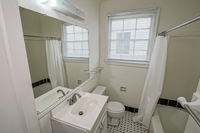 157 Gruner Rd, Metairie, LA 70001 - full bathroom with vanity and shower / bathtub combination with curtain