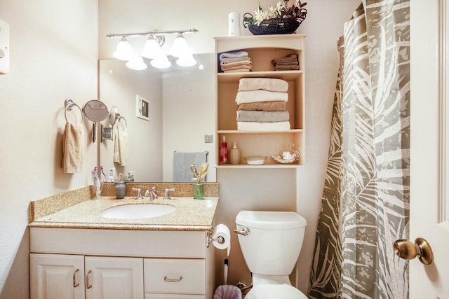 1500 Madewood Rd, La Place, LA 70068 - bathroom featuring vanity and a shower with curtain