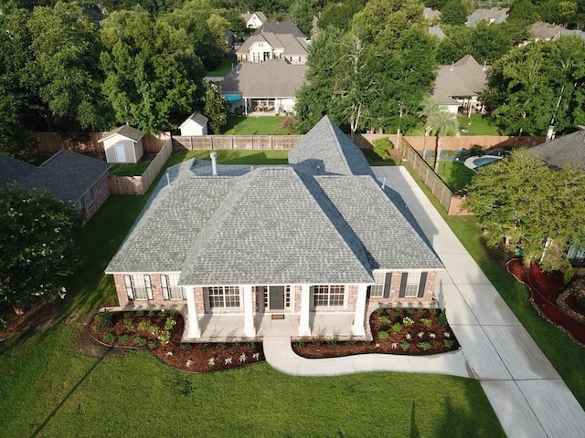 319 Red Maple Dr, Mandeville, LA 70448 - aerial view of residential area